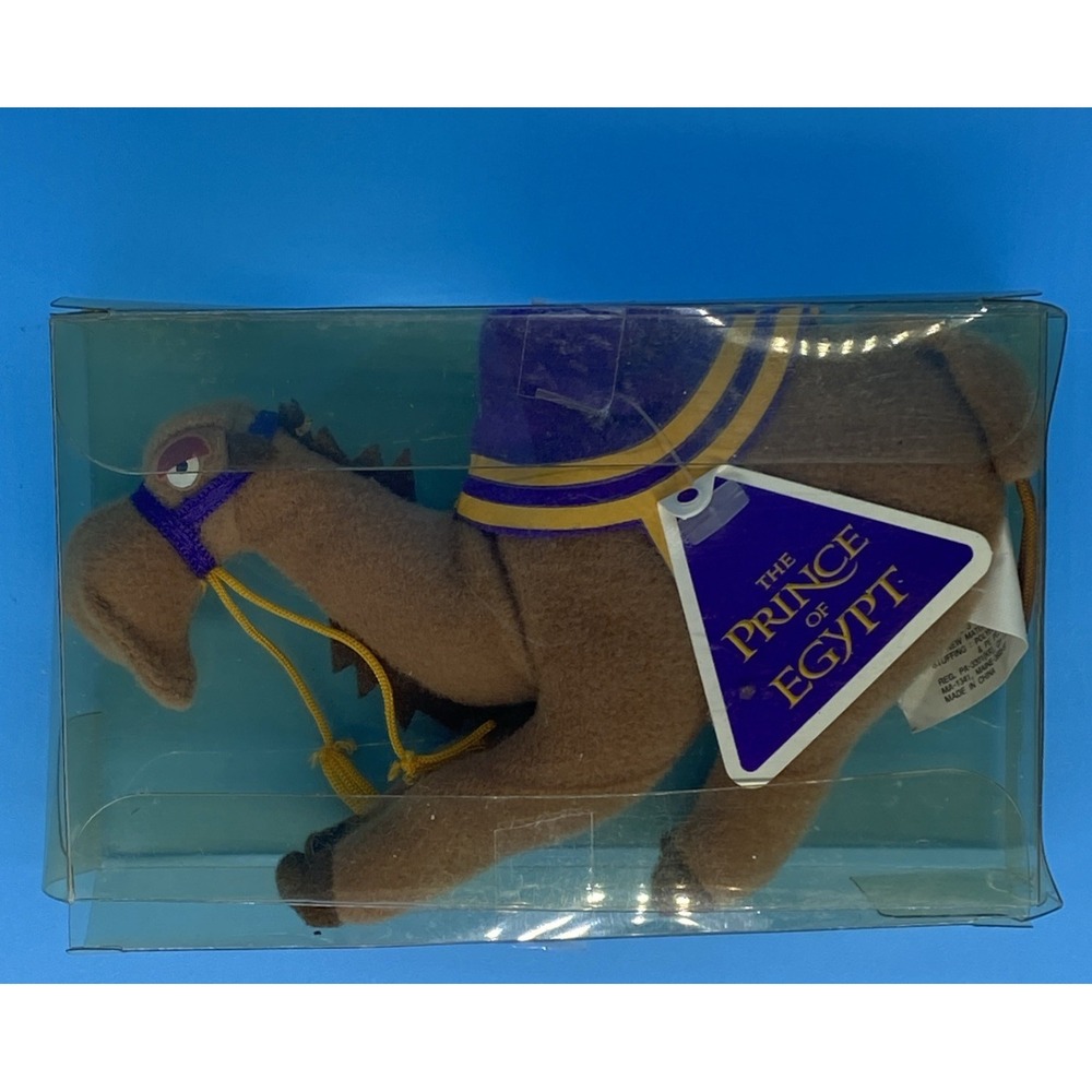 VINTAGE 1999 PRINCE OF EGYPT CAMEL HABIBI BEANIE PLUSH TOY DREAMWORKS ANIMATION